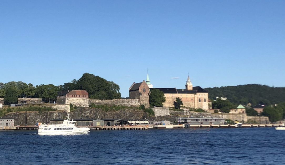 Oslo Harbor With View Of Akershus Fortress