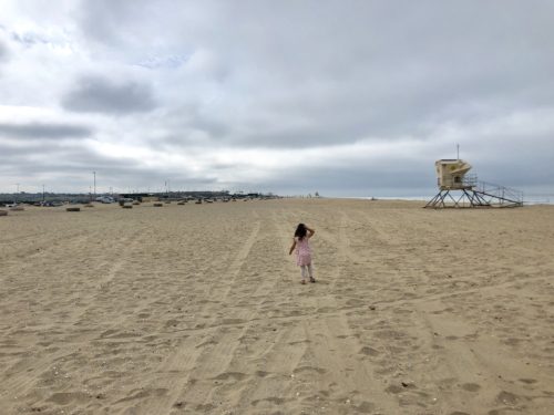 Bolsa Chica State Beach clean up tower