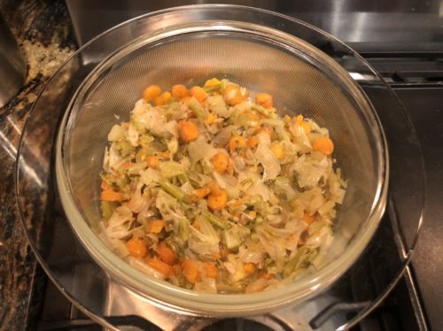 How to make and freeze turkey stock from turkey bones - leftover veggies