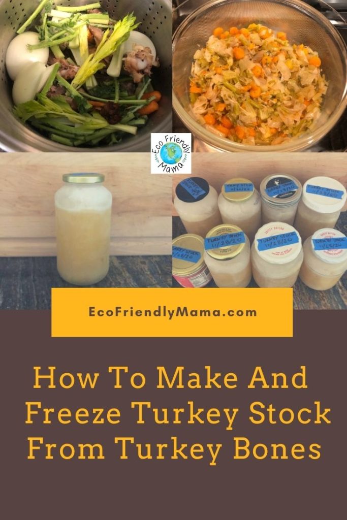 How To Make And Freeze Turkey Stock From Turkey Bones